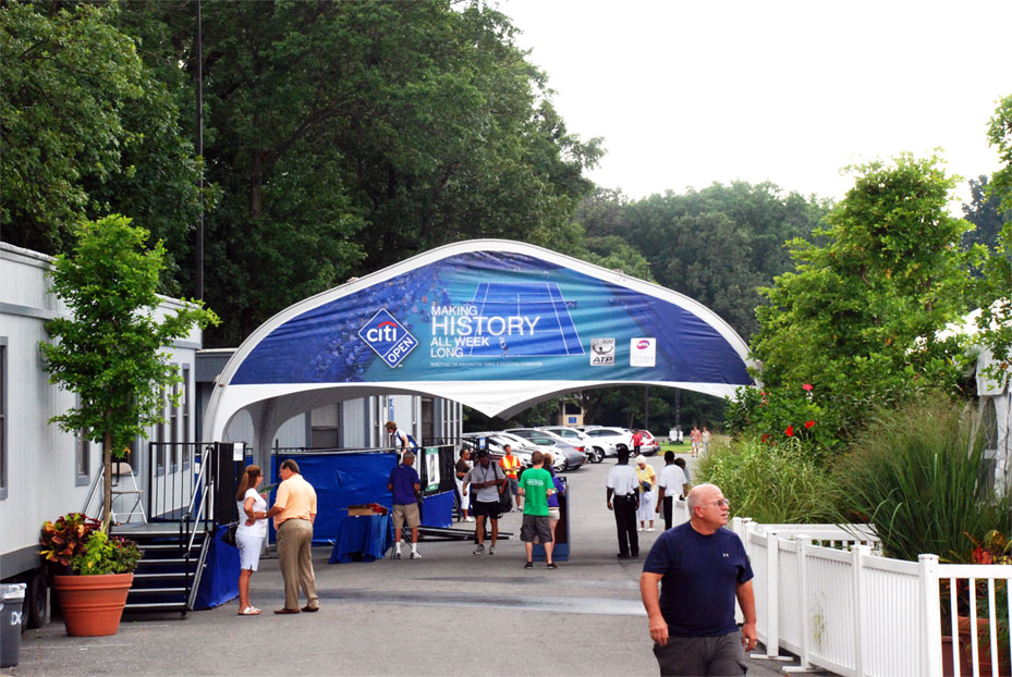 citi open tennis banners and signs