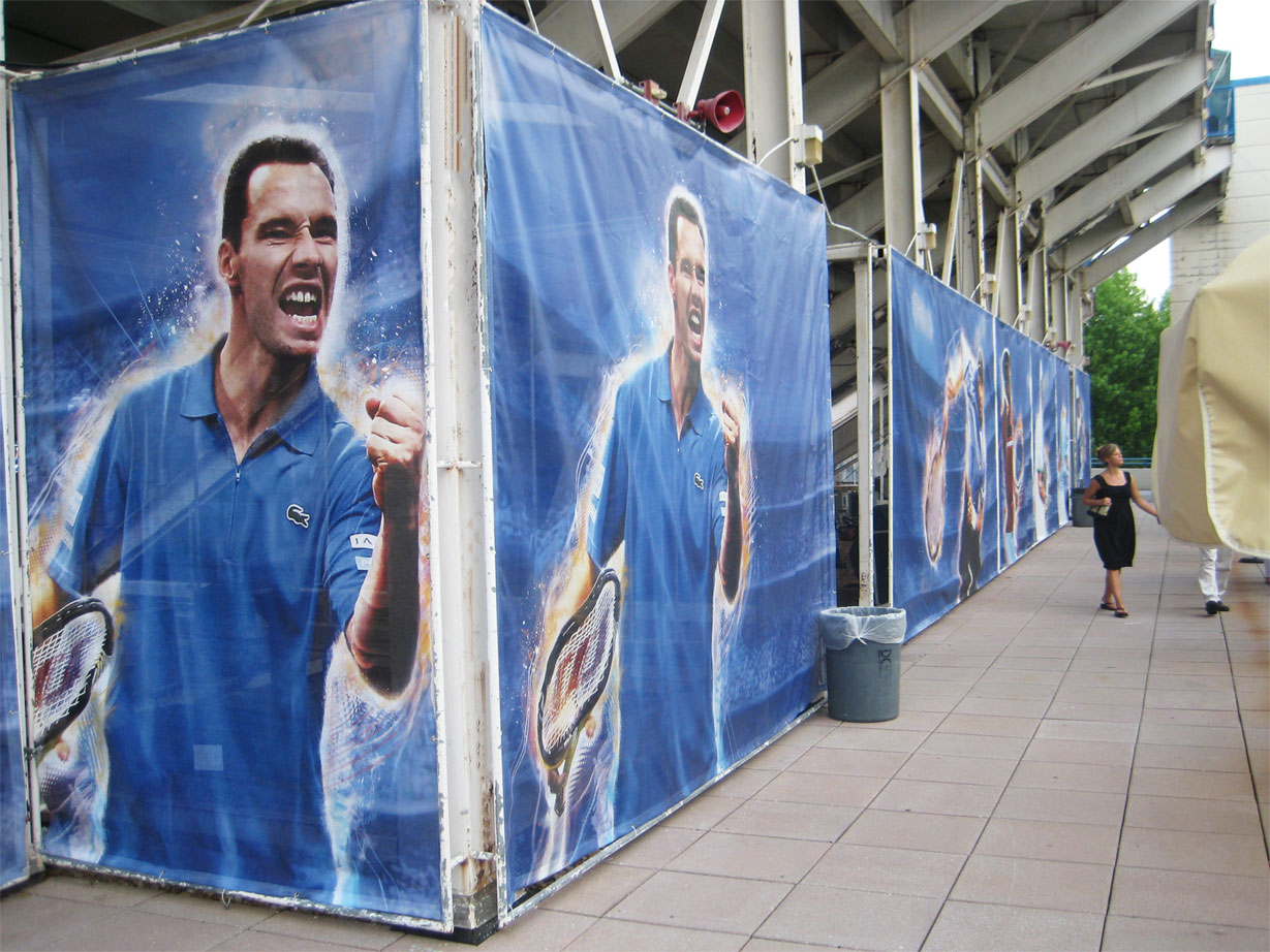 citi open tennis banners and signs